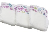 Lalki i akcesoria - Happy Friend Diapers 3-pack 25-35cm dolls - 504255