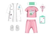 Lalki i akcesoria - Baby Born Doctor Outfit 43cm - 840016