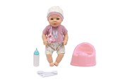 Lalki i akcesoria - Happy Friend Ciara New Born 40cm drink & wet plays - 504261