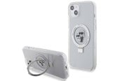 Telefon - Pokrowiec i etui - Karl Lagerfeld KLHMP15MHMRSKCH iPhone 15 Plus / 14 Plus 6.7" white/white hardcase Ring Stand Karl&Choupette MagSafe - 3666339168889