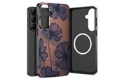Telefon - Pokrowiec i etui - Tech-Protect Lamano MagSafe Case for Samsung Galaxy S26 - Brown and Purple - 5906302390687