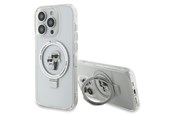 Telefon - Pokrowiec i etui - Karl Lagerfeld KLHMP15LHMRSKCH iPhone 15 Pro 6.1" white/white hardcase Ring Stand Karl&Choupette MagSafe - 3666339168896