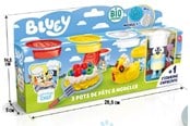 Kreatywne gry - Bluey 3 Dough pots and Stamp Figurine - 266006