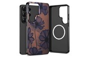 Telefon - Pokrowiec i etui - Tech-Protect Lamano MagSafe Case for Samsung Galaxy S26 Ultra - Brown and Purple - 5906302390700