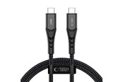 Kabel USB - Tech-Protect Ultraboost UB11T USB-C / USB-C PD 100W / QC3.0 100 cm Cable - Black - 5906302390717