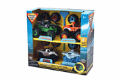 Samochody i pojazdy - Monster Jam Mechanix 1:43 Build N ReBuild 4 pk - 5004554