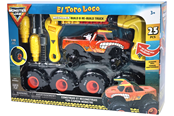 Samochody i pojazdy - Monster Jam Mechanix 1:18 Build N ReBuild El Toro - 5004586