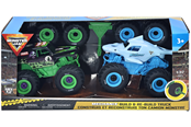 Samochody i pojazdy - Monster Jam Mechanix 1:32 Build N Re-Build 2 pk GD - 5004598