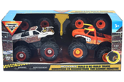 Samochody i pojazdy - Monster Jam Mechanix 1:32 Build N Re-Build 2 pk ET - 5004600