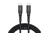 Kabel USB - Tech-Protect Ultraboost UB11T USB-C / USB-C PD 100W / QC3.0 200 cm Cable - Black - 5906302390724