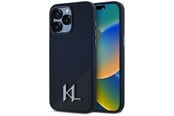 Telefon - Pokrowiec i etui - Karl Lagerfeld Silicone Shadow Metal Initial MagSafe Case for iPhone 15 Pro Max Black - 3666339252953