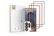 Telefon - szkło ochronne - Tech-Protect Easy Set+ 3-Pack Tempered Glass for Samsung Galaxy S26 Ultra - Black - 5906302390786