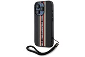 Telefon - Pokrowiec i etui - Karl Lagerfeld Saffiano Athleisure Stripes Cord iPhone 15 Pro Max Case - Red - 3666339254636