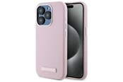 Telefon - Pokrowiec i etui - Karl Lagerfeld FW Metal Plate MagSafe iPhone 15 Pro Case - Pink - 3666339255329