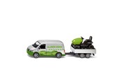 Samochody i pojazdy - SIKU 1:50 VW T6 With Lawn Tractor - 2005