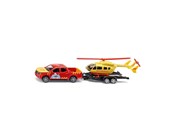 Samochody i pojazdy - SIKU 1:50 Nissan Navara With Helicopter - 2570