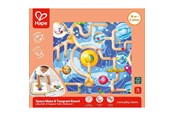 Zabawki dla niemowlat - Hape Space Maze & Tangram Board - E0524