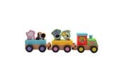 Zabawki drewniane - Johntoy Woezel & Pip - Wooden Train Set with Figures - 80178