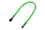 Kabel zasilający (zewnętrzny) - Nanoxia - fan power extension cable - 3 PIN internal power to 3 PIN internal power - 30 cm - NX3PV3ENG