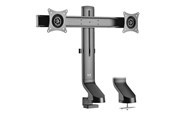 Uchwyt na monitor - Tripp Lite Eaton Series Dual-Display Monitor Arm with Desk Clamp and Grommet - Height Adjustable 17" to 27" Monitors - DDR1727DC
