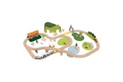 Zabawki drewniane - Classic World Train Set Nature - 100pcs. - 50617