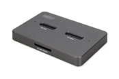 Dysk twardy - akcesoria - DIGITUS - SSD docking station - M.2 NVMe Card / SATA - USB-C 3.2 (Gen 2) - DA-71546-1