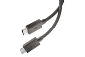 Kabel USB - Spigen Essential USB C to USB C 60W Fabric Cable - 1.5m - Black - ACA10417