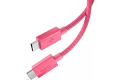 Kabel USB - Spigen Essential USB-C to USB-C 60W Cable - 100cm - Pink - ACA10414