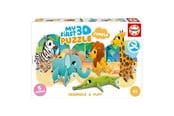 Puzzle - Educa 3D Puzzle Kids Baby Jungle Puzzle 3D - 20432