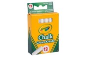 Kreatywne gry - Crayola Anti Dust Chalk - White 12 pcs - 0280