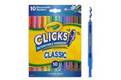 Kreatywne gry - Crayola Clicks Retractable Markers 10 Pcs - 58-8379