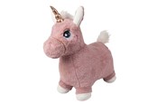 Kreatywne gry - Krea Hop And Bounce Plush Unicorn Rose Col. - 36-2051