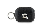 Telefon - Inne akcesoria - Karl Lagerfeld Monogram Karl Head case for AirPods Pro 2 - black - 3666339283667