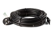 Kable i przewody - HEATCOM FrostSafe 13W/m kabel grzejny z termostatem i wtyczką z uziemieniem, 14 metrów - 43100140
