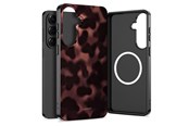 Telefon - Pokrowiec i etui - Tech-Protect Lamano MagSafe Case for Samsung Galaxy A57 5G - Black & Brown - 5906302392193