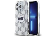 Telefon - Pokrowiec i etui - Karl Lagerfeld IML Choupette Head & Monogram case for iPhone 15 Pro - transparent - 3666339286309