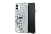 Telefon - Pokrowiec i etui - Karl Lagerfeld Liquid Glitter Choupette Head MagSafe Case for iPhone 11 / Xr - Transparent - 3666339285623