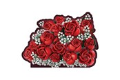Puzzle - LEGO Rose Puzzle 1000 Pcs - 51321