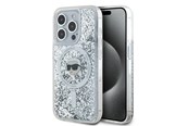 Telefon - Pokrowiec i etui - Karl Lagerfeld Liquid Glitter Karl Head MagSafe case for iPhone 15 Pro - transparent - 3666339285609
