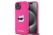 Telefon - Pokrowiec i etui - Karl Lagerfeld Silicone Choupette Head MagSafe Case for iPhone 15 Plus / 14 Plus - Pink - 3666339257415