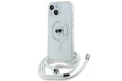 Telefon - Pokrowiec i etui - Karl Lagerfeld Crossbody IML Karl Head MagSafe case for iPhone 15 / 14 / 13 - transparent - 3666339286989