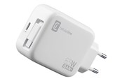 Telefon - Adapter i Ładowarka - CELLULAR line power adapter - retractable - 24 pin USB-C (female) 24 pin USB-C (male) - 65 Watt - ACHROLLUSBCGAN65WW