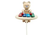Zabawki dla niemowląt - PLANTOYS Pull-along Musical Bear - PT-5807