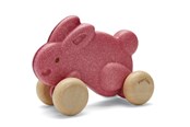 Zabawki dla niemowląt - PLANTOYS Push along bunny - pink - PT-5730