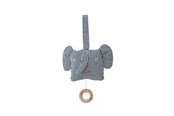 Zabawki dla niemowląt - OYOY MINI Erik Słoń - karuzela muzyczna - M107094