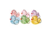Zabawki - Duckiez Glitter Duck Keychain - 9960