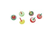 Zabawki - Duckiez Wooden Spinning Top Fruit Theme - 8805