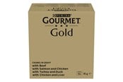 Koty - PURINA NESTLE GOURMET GOLD Pieces in sauce Mix of 4 flavors - wet cat food - 96x85g - 7613038543154