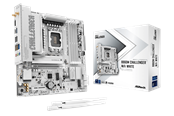 Płyta główna - ASRock B860M Challenger WiFi White Płyta główna - Intel B860 - Intel LGA1851 - DDR5 RAM - Micro-ATX - 90-MXBUQ0-A0UAYZ