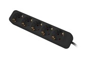 Kabel zasilający (zewnętrzny) - Lanberg - power strip - 2500 watt - PS0-05F-0150-BK